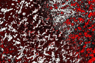 Kırmızı ve siyah renkli grungy duvar, desenli arka plan