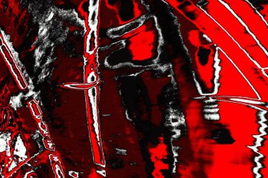 Kırmızı ve siyah renkli grungy duvar, desenli arka plan