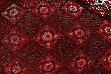 Kırmızı ve siyah renkli grungy duvar, desenli arka plan