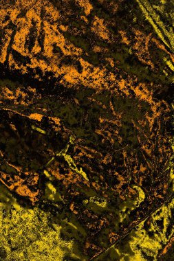 Kırmızı sarı ve siyah renkli kirli duvar, desenli arka plan.