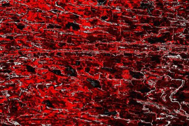 Kırmızı ve siyah renkli grungy duvar, desenli arka plan