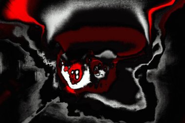 Kırmızı ve siyah renkli grungy duvar, desenli arka plan