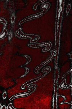 Kırmızı ve siyah renkli grungy duvar, desenli arka plan