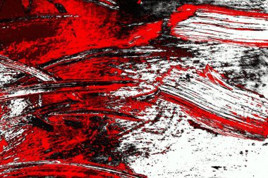 Kırmızı ve siyah renkli grungy duvar, desenli arka plan