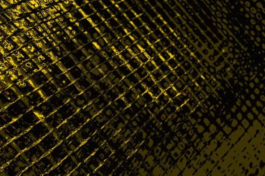 Kırmızı sarı ve siyah renkli kirli duvar, desenli arka plan.