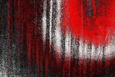 Kırmızı ve siyah renkli grungy duvar, desenli arka plan