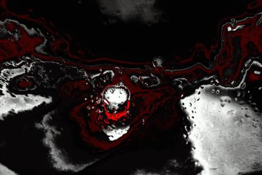 Kırmızı ve siyah renkli grungy duvar, desenli arka plan