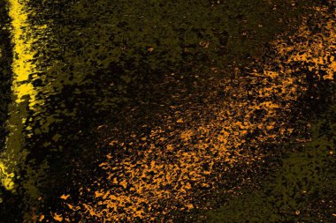 Kırmızı sarı ve siyah renkli kirli duvar, desenli arka plan.