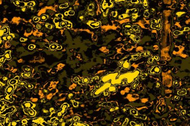 Kırmızı sarı ve siyah renkli kirli duvar, desenli arka plan.