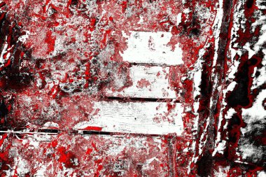 Kırmızı ve siyah renkli grungy duvar, desenli arka plan