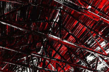 Kırmızı ve siyah renkli grungy duvar, desenli arka plan