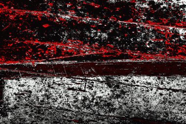 Kırmızı ve siyah renkli grungy duvar, desenli arka plan