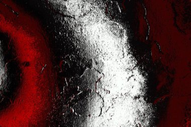 Kırmızı ve siyah renkli grungy duvar, desenli arka plan