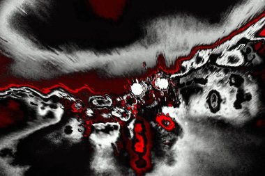 Kırmızı ve siyah renkli grungy duvar, desenli arka plan