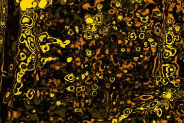 Kırmızı sarı ve siyah renkli kirli duvar, desenli arka plan.