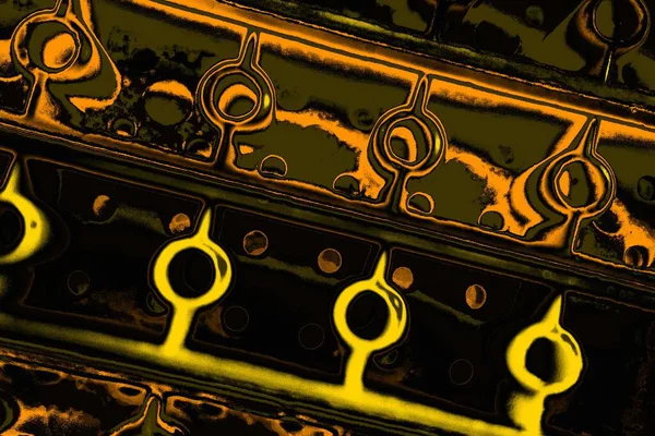 Kırmızı sarı ve siyah renkli kirli duvar, desenli arka plan.