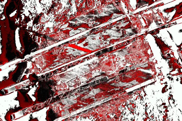 Kırmızı ve siyah renkli grungy duvar, desenli arka plan