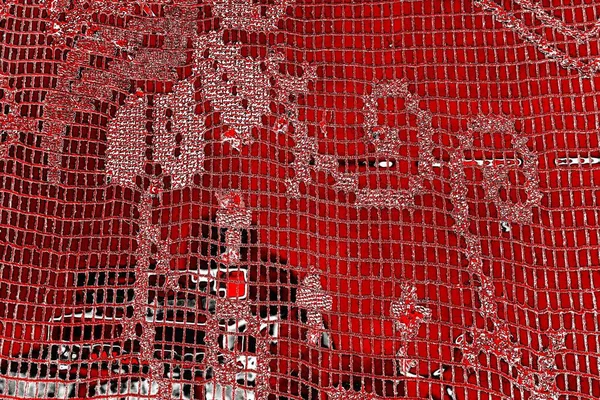 Crimson Röd Och Svart Färgad Grungy Vägg Strukturerad Bakgrund — Stockfoto
