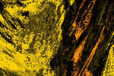 Kırmızı sarı ve siyah renkli kirli duvar, desenli arka plan.