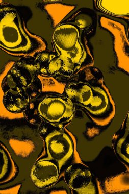 Kırmızı sarı ve siyah renkli kirli duvar, desenli arka plan.