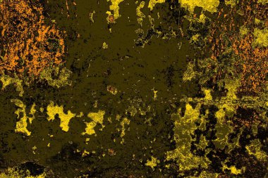 Kırmızı sarı ve siyah renkli kirli duvar, desenli arka plan.