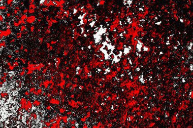 Kırmızı ve siyah renkli grungy duvar, desenli arka plan