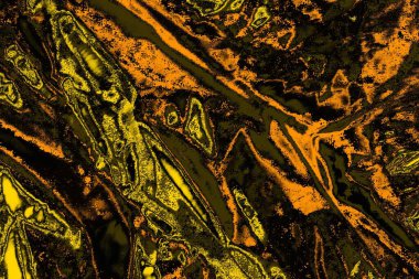 Kırmızı sarı ve siyah renkli kirli duvar, desenli arka plan.