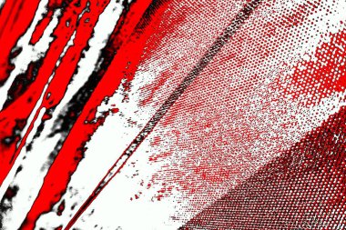 Kırmızı ve siyah renkli grungy duvar, desenli arka plan