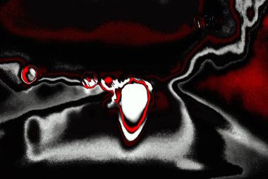 Kırmızı ve siyah renkli grungy duvar, desenli arka plan