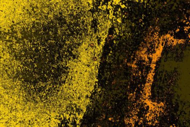 Kırmızı sarı ve siyah renkli kirli duvar, desenli arka plan.