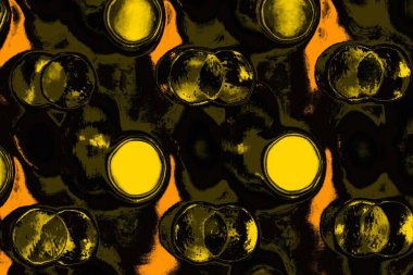 Kırmızı sarı ve siyah renkli kirli duvar, desenli arka plan.