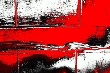 Kırmızı ve siyah renkli grungy duvar, desenli arka plan