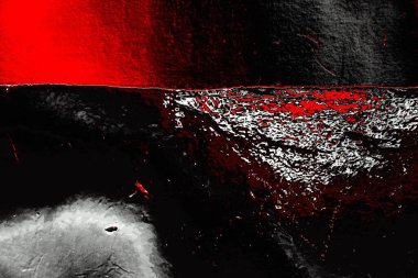 Kırmızı ve siyah renkli grungy duvar, desenli arka plan