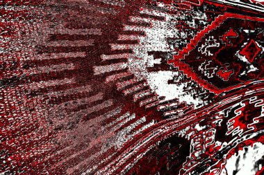 Kırmızı ve siyah renkli grungy duvar, desenli arka plan