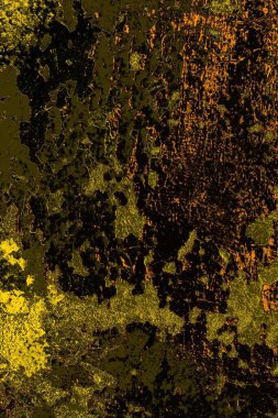 Kırmızı sarı ve siyah renkli kirli duvar, desenli arka plan.