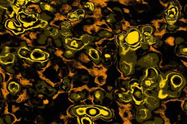 Kırmızı sarı ve siyah renkli kirli duvar, desenli arka plan.