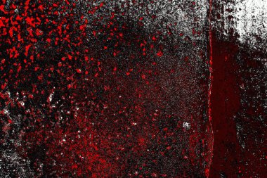 Kırmızı ve siyah renkli grungy duvar, desenli arka plan