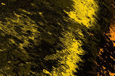 Kırmızı sarı ve siyah renkli kirli duvar, desenli arka plan.