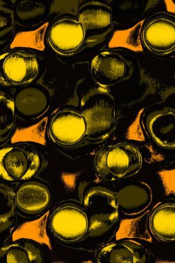 Kırmızı sarı ve siyah renkli kirli duvar, desenli arka plan.