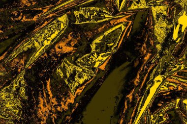 Kırmızı sarı ve siyah renkli kirli duvar, desenli arka plan.