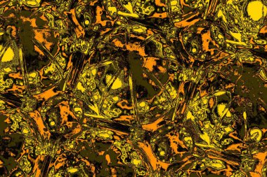 Kırmızı sarı ve siyah renkli kirli duvar, desenli arka plan.