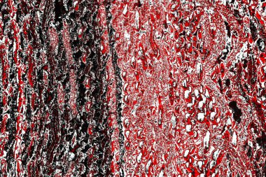 Kırmızı ve siyah renkli grungy duvar, desenli arka plan