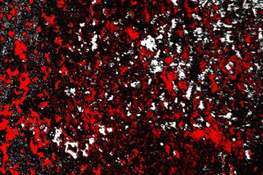 Kırmızı ve siyah renkli grungy duvar, desenli arka plan