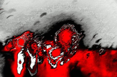 Kırmızı ve siyah renkli grungy duvar, desenli arka plan