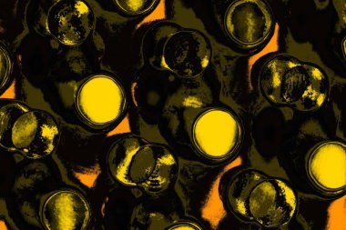 Kırmızı sarı ve siyah renkli kirli duvar, desenli arka plan.