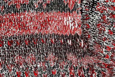 Kırmızı ve siyah renkli grungy duvar, desenli arka plan