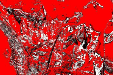 Kırmızı ve siyah renkli grungy duvar, desenli arka plan