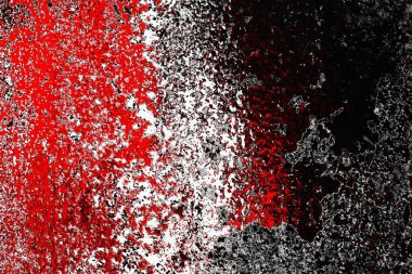Kırmızı ve siyah renkli grungy duvar, desenli arka plan