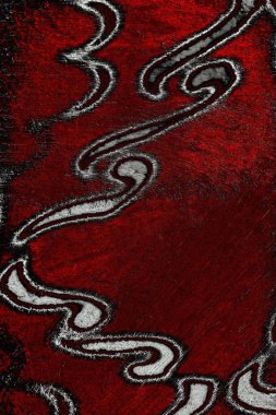 Kırmızı ve siyah renkli grungy duvar, desenli arka plan