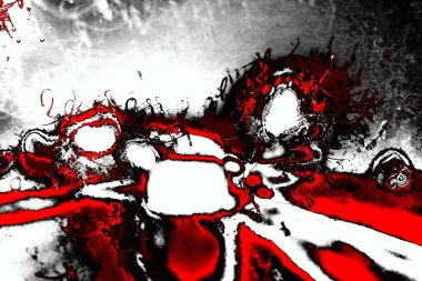 Kırmızı ve siyah renkli grungy duvar, desenli arka plan